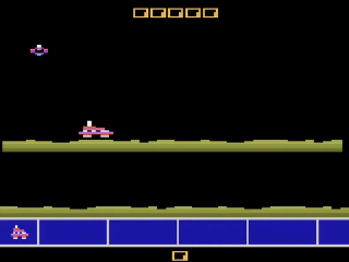 Gas Hog title screen for Atari 2600